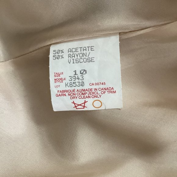 JS Collections Sz 10 Formal Shimmery Gold Full Long/Maxi Skirt Tulle Lined 23BX - Picture 7 of 7